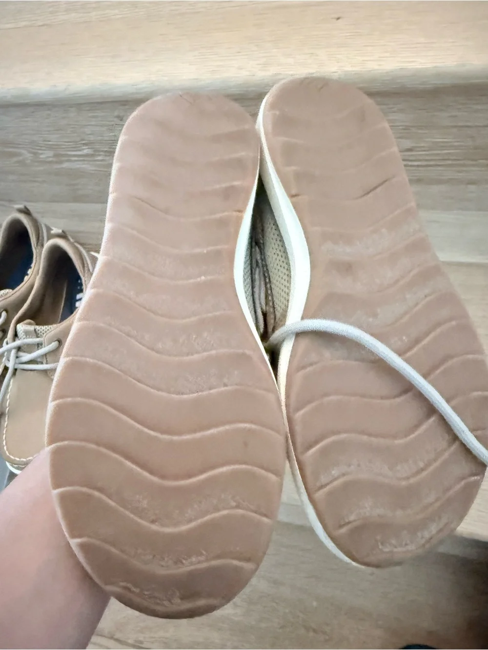 Sperry Kids Tan Lace-Up Dress Shoes